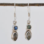 Labradorite-Latin-American-Violet-multiple-Dangle-Gray-92.5-Silver-Earring