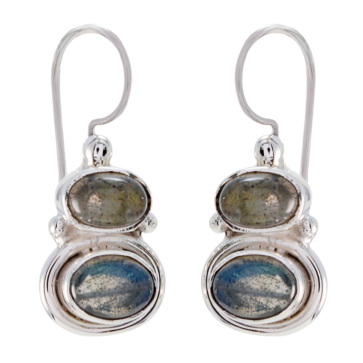 Labradorite-American-Greta-multiple-Dangle-Gray-Sterling-Silver-Earring