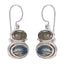 Labradorite-American-Greta-multiple-Dangle-Gray-Sterling-Silver-Earring