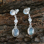 Labradorite-French-Yasmin-multiple-Stud-Gray-925-Sterling-Silver-Earring