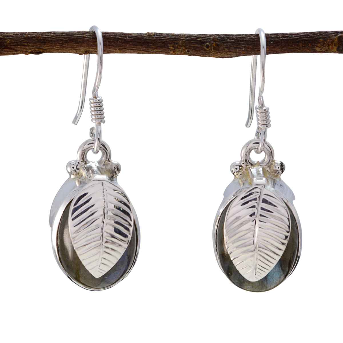 Labradorite-Moroccan-Aiko-multiple-Dangle-Gray-925-Silver-Earring