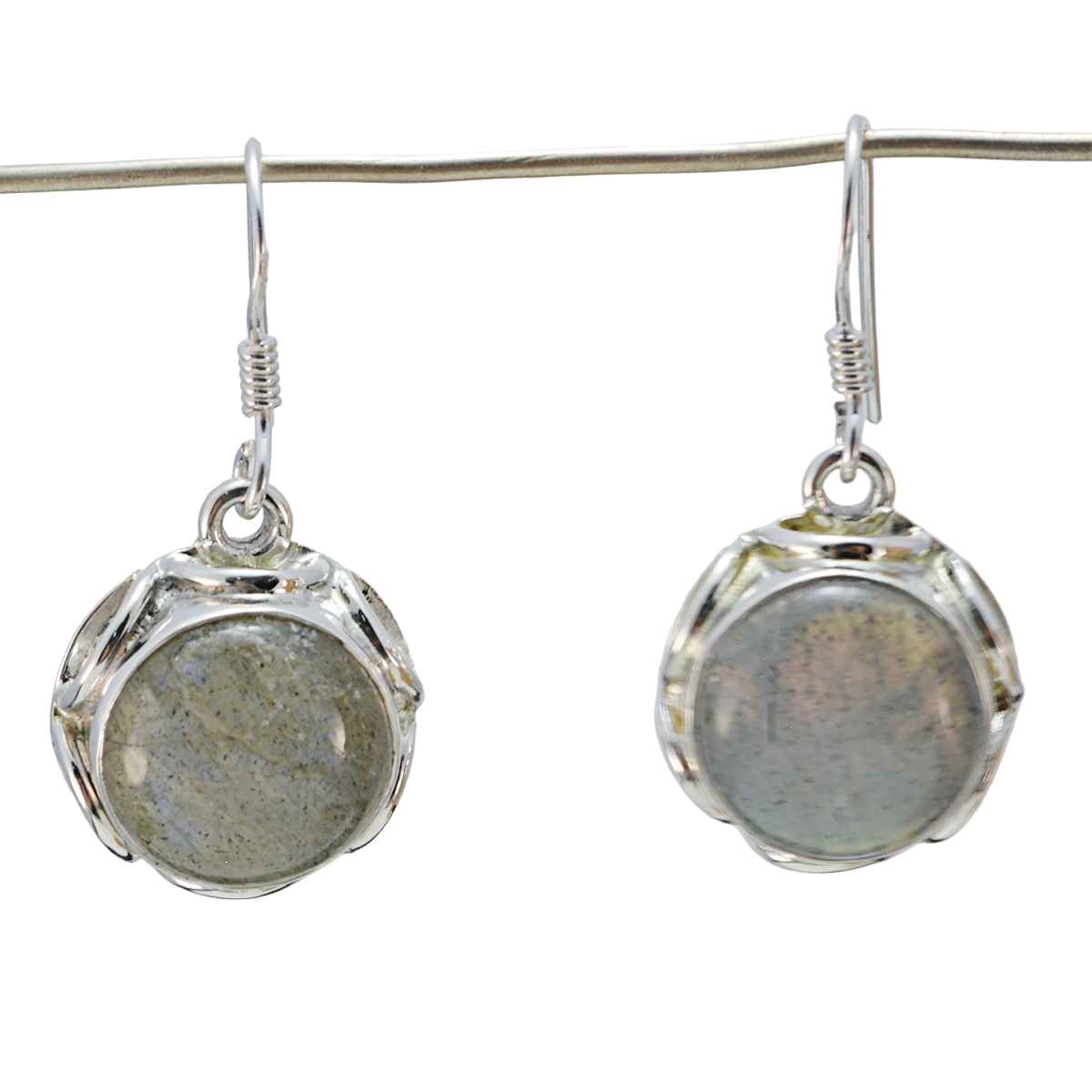 Labradorite-Moroccan-Julia-multiple-Dangle-Gray-92.5-Silver-Earring Immagine principale del prodotto