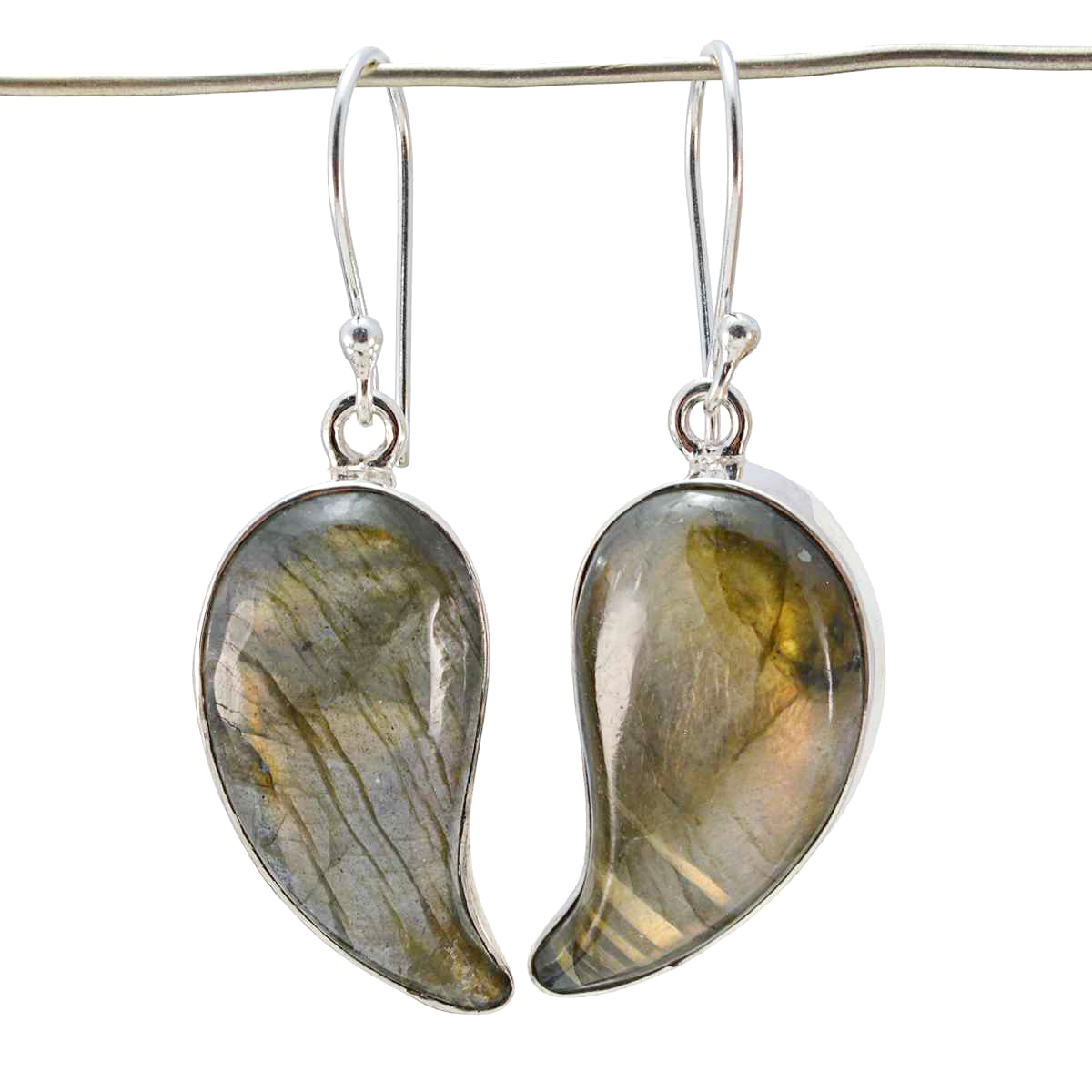 Labradorite-Turkish-Paula-multiple-Dangle-Gray-925-Silver-Earring