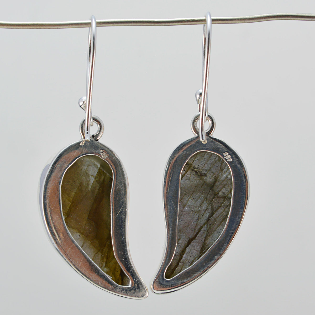 Labradorite-Turkish-Paula-multiple-Dangle-Gray-925-Silver-Earring