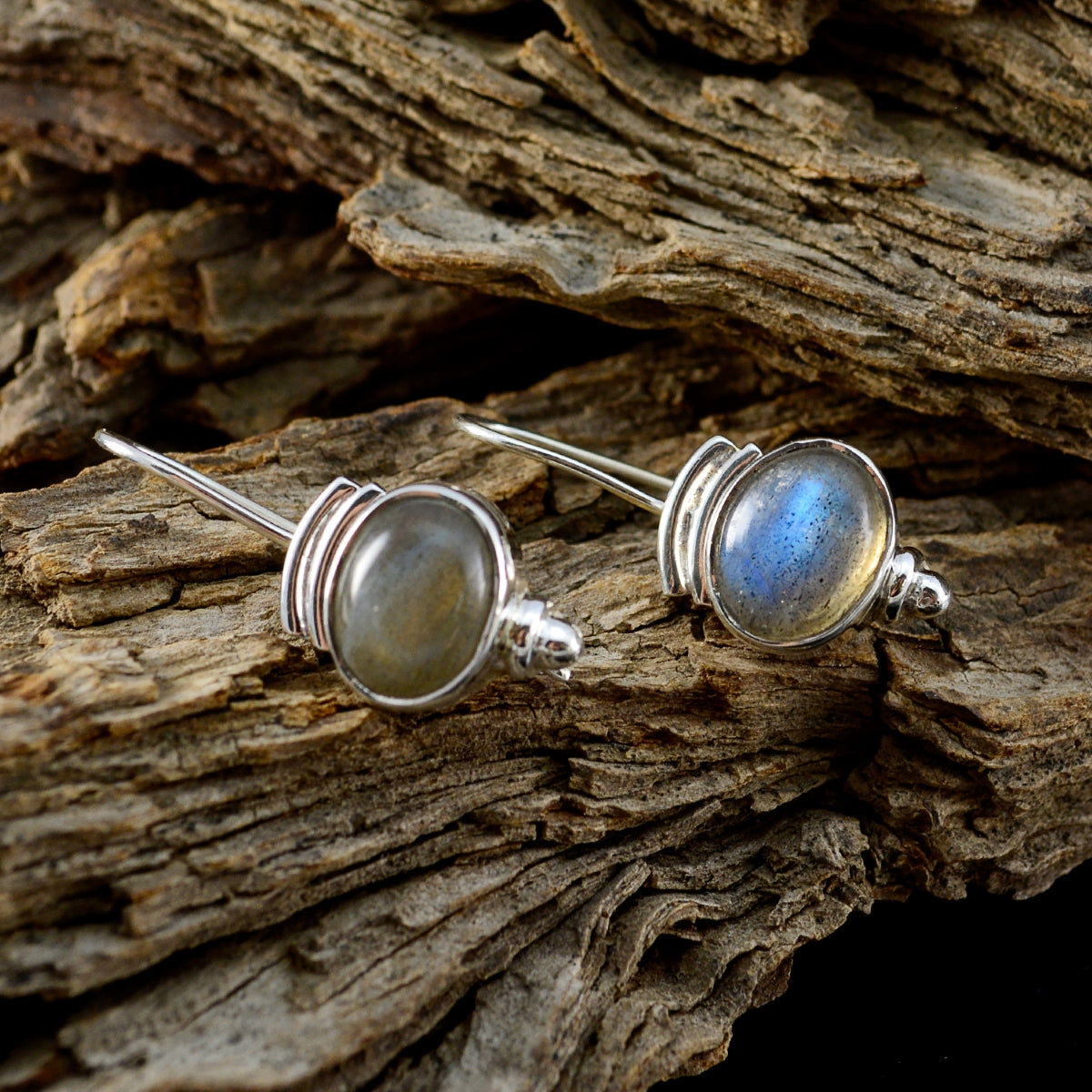 Labradorite-Korean-Emi-multiple-Dangle-Gray-Sterling-Silver-Earring