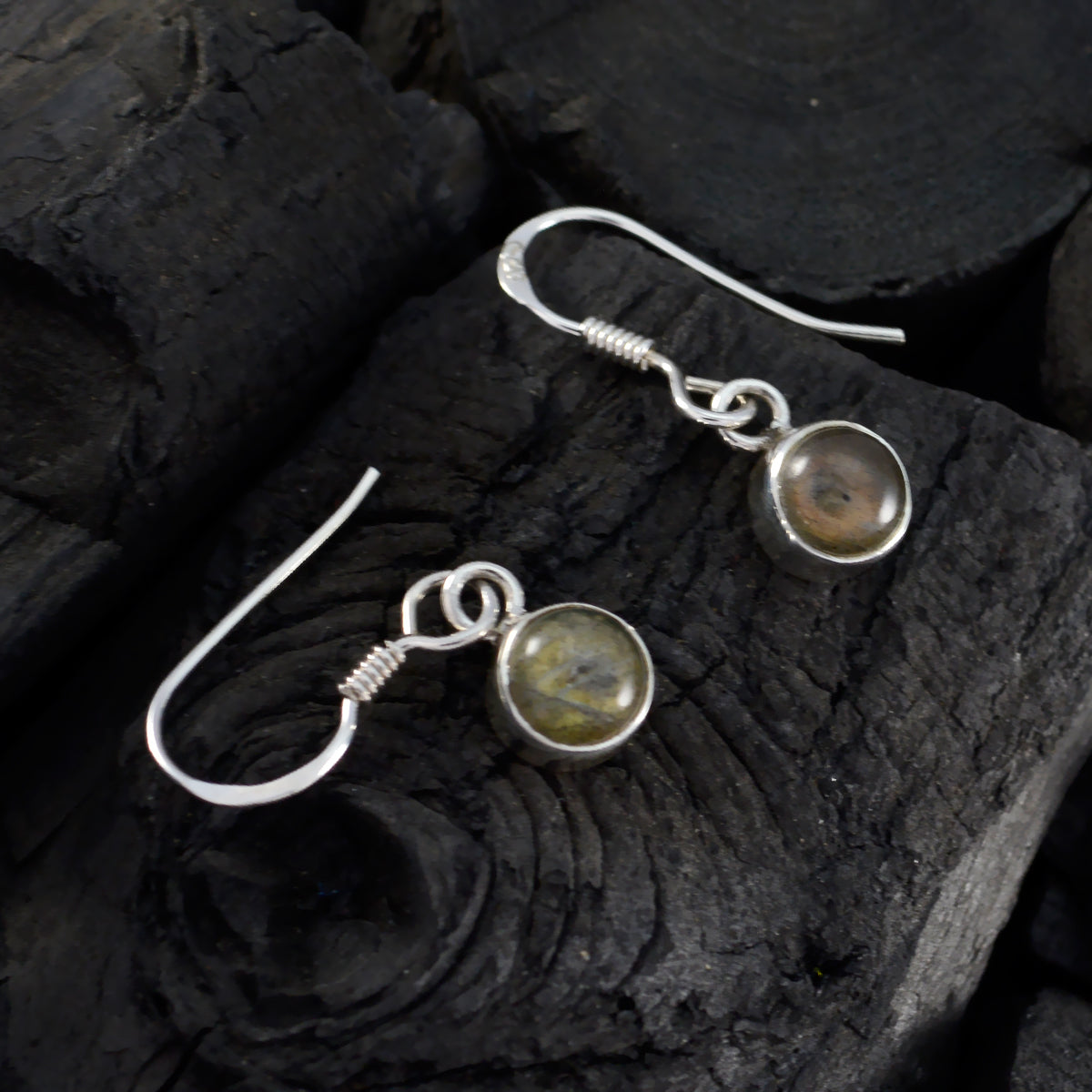 Labradorite-Turkish-Ha-eun-multiple-Dangle-Gray-Silver-Earring