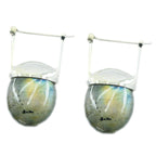 Labradorite-Latin-American-Pauline-Solitaire-Stud-Gray-92.5-Silver-Earring