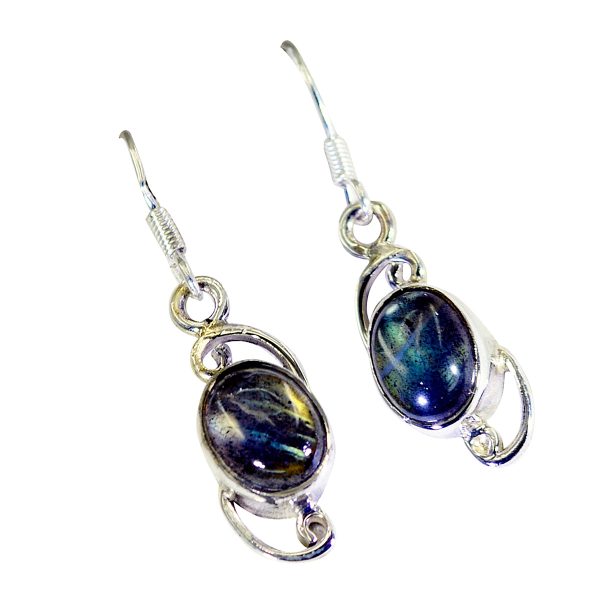 Labradorite-Middle-Eastern-Haruka-Solitaire-Dangle-Gray-92.5-Silver-Earring
