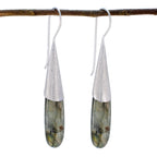 Labradorite-Japanese-Min-seo-Solitaire-Dangle-Gray-Silver-Earring