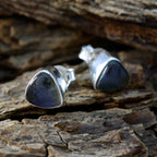 Labradorite-French-Ji-eun-Solitaire-Stud-Gray-925-Silver-Earring