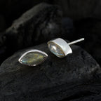 Labradorite-African-Li-Lee-Solitaire-Stud-Gray-925-Sterling-Silver-Earring