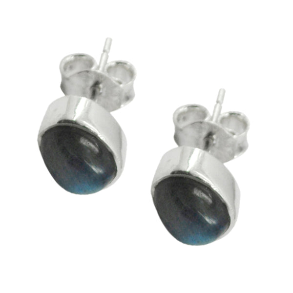 Labradorite-Egyptian-Min-seo-Solitaire-Stud-Gray-92.5-Silver-Earring