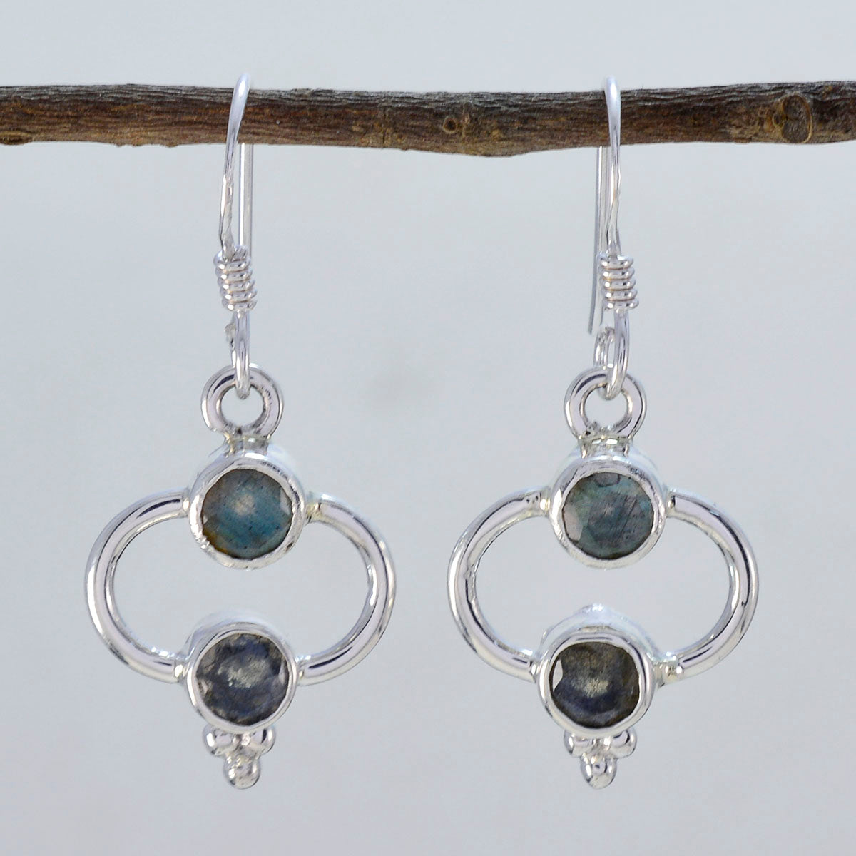 Labradorite-Turkish-Sakura-multiple-Dangle-Gray-Sterling-Silver-Earring