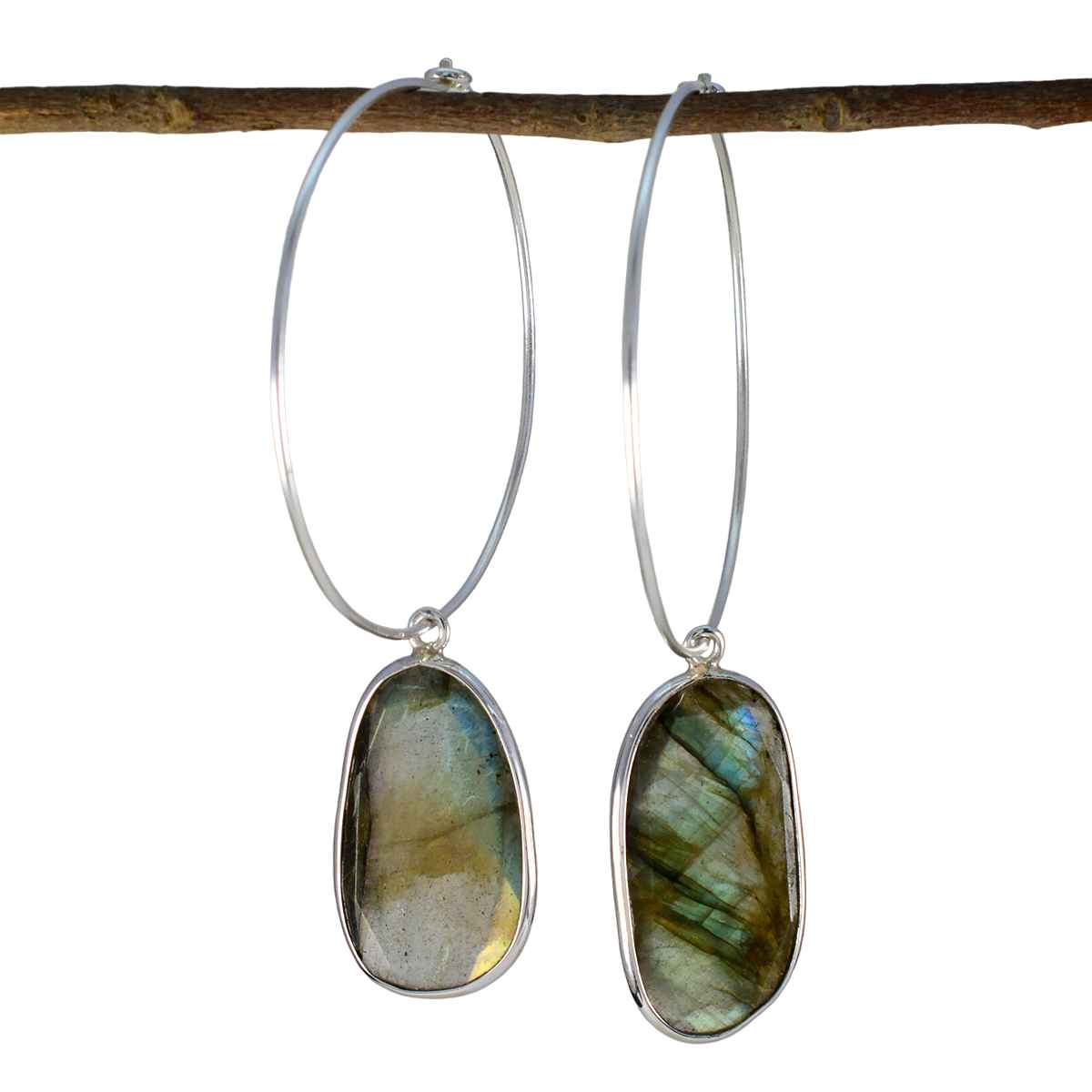 Labradorite-Italian-Seo-yeon-multiple-Dangle-Gray-92.5-Silver-Earring Hoofdafbeelding