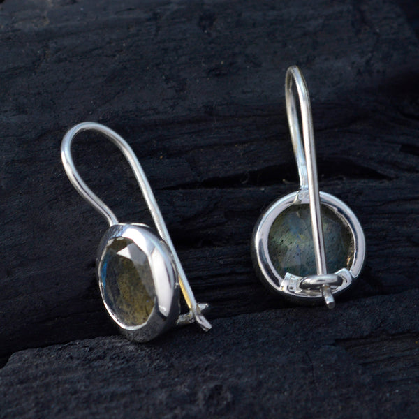 Labradorite-Italian-Bella-Solitaire-Dangle-Gray-Sterling-Silver-Earring
