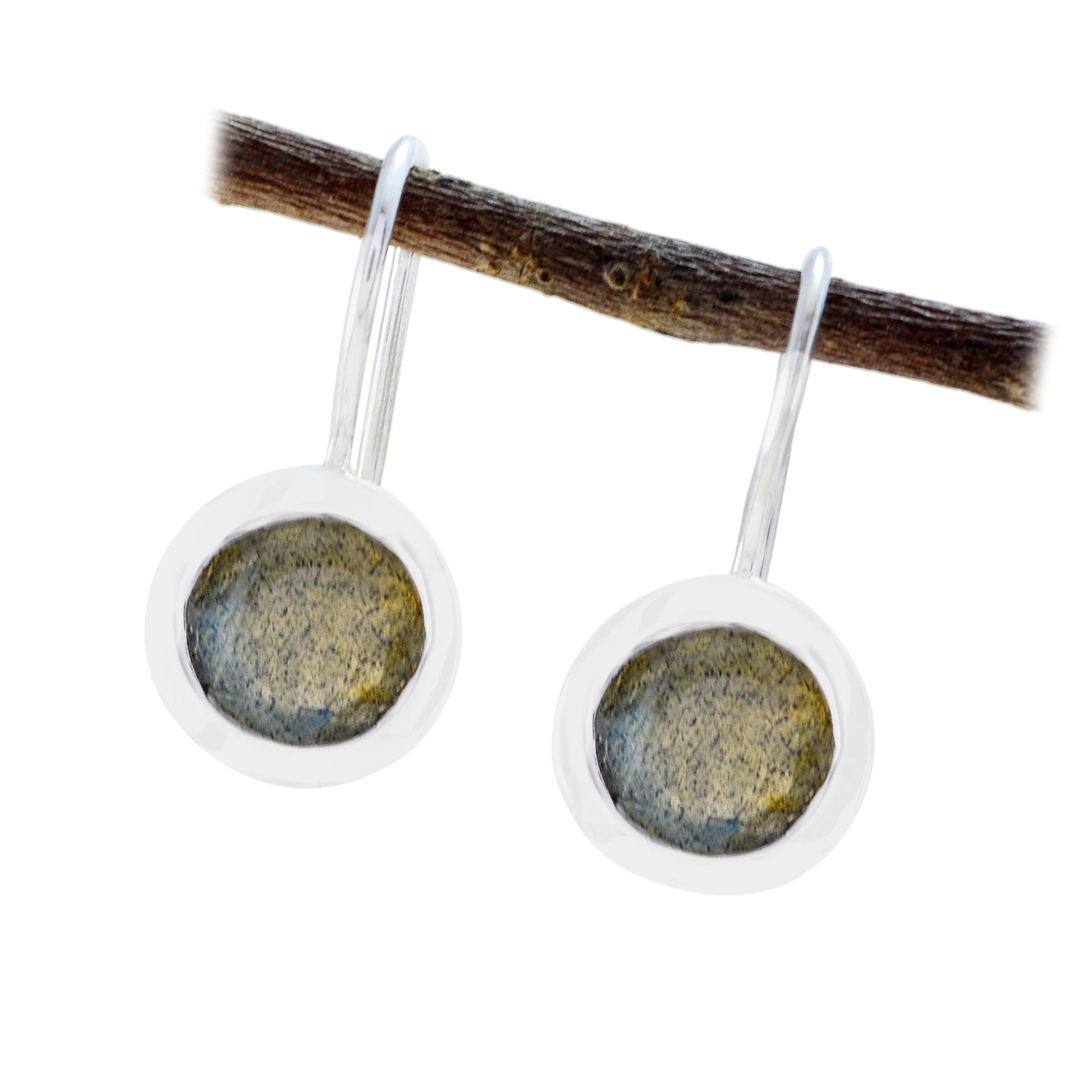 Labradorite-Italian-Bella-Solitaire-Dangle-Gray-Sterling-Silver-Earring