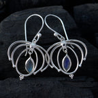 Labradorite-Middle-Eastern-Soo-jin-Solitaire-Dangle-Gray-Sterling-Silver-Earring