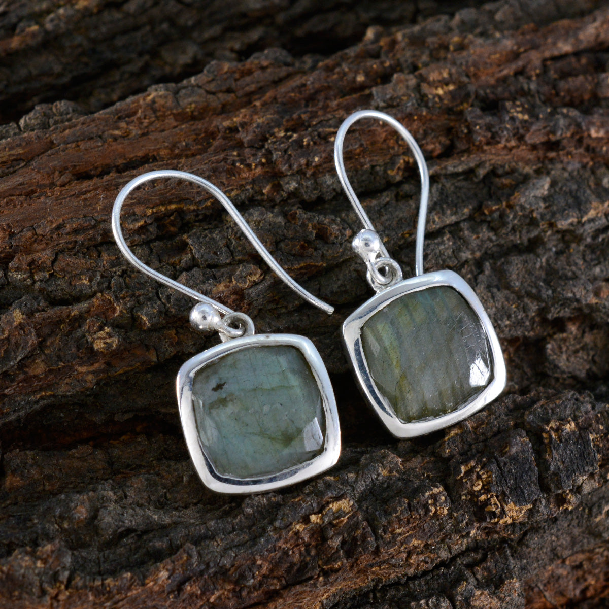 Labradorite-Latin-American-Clara-Solitaire-Dangle-Gray-Silver-Earring