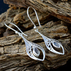 Labradorite-Australian-Xiu-Solitaire-Dangle-Gray-925-Silver-Earring