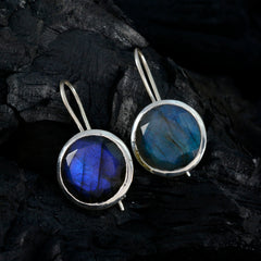 Labradorite-Middle-Eastern-Genesis-Solitaire-Dangle-Gray-Sterling-Silver-Earring