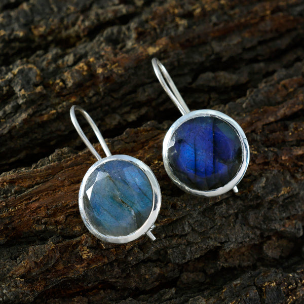 Labradorite-Middle-Eastern-Genesis-Solitaire-Dangle-Gray-Sterling-Silver-Earring