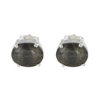 Labradorite-Egyptian-Ana-Solitaire-Stud-Gray-925-Silver-Earring