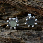 Labradorite-Japanese-Antonia-Solitaire-Stud-Gray-925-Silver-Earring
