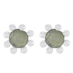 Labradorite-Japanese-Antonia-Solitaire-Stud-Gray-925-Silver-Earring