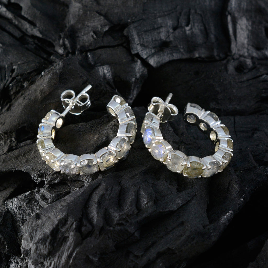 Labradorite-Turkish-Bianca-multiple-Stud-Gray-925-Sterling-Silver-Earring