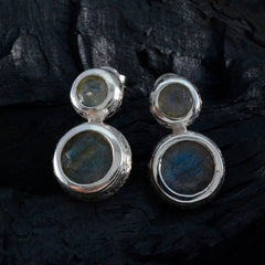 Labradorite-Turkish-Ella-Toi-et-Moi-Stud-Gray-Silver-Earring