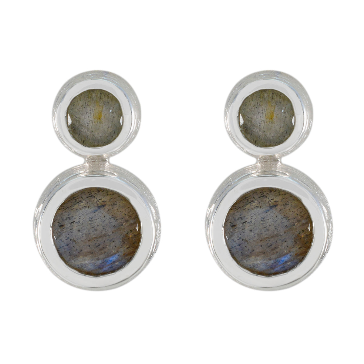 Labradorite-Turkish-Ella-Toi-et-Moi-Stud-Gray-Silver-Earring