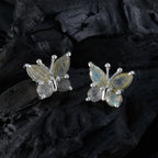 Labradorite-Turkish-Ida-quarter-Stud-Gray-92.5-Silver-Earring