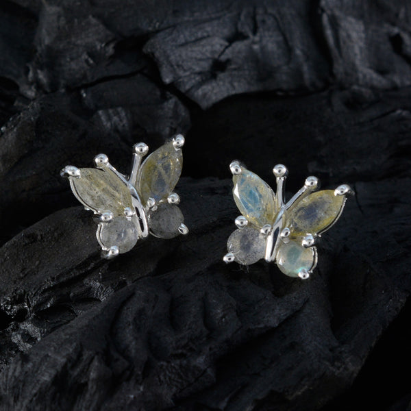 Labradorite-Turkish-Ida-quarter-Stud-Gray-92.5-Silver-Earring