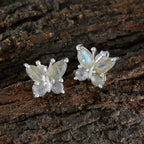 Labradorite-Turkish-Ida-quarter-Stud-Gray-92.5-Silver-Earring