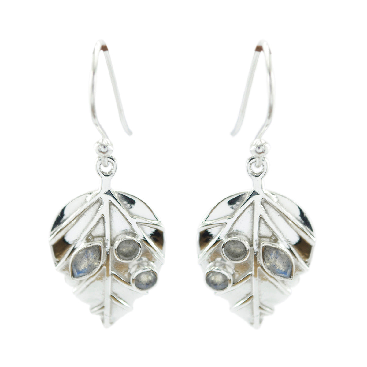 Labradorite-Italian-Bruna-multiple-Dangle-Gray-Silver-Earring