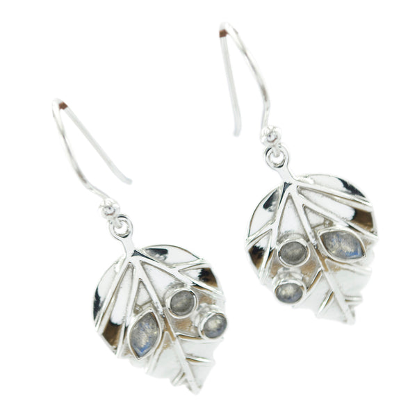 Labradorite-Italian-Bruna-multiple-Dangle-Gray-Silver-Earring