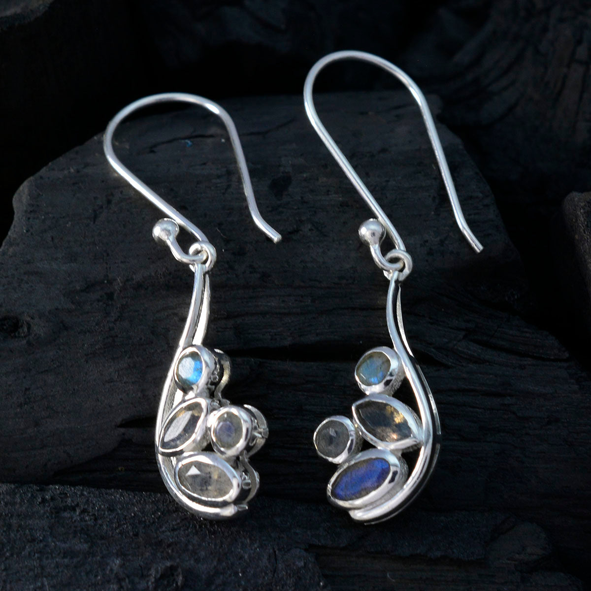 Labradorite-Middle-Eastern-Camila-multiple-Dangle-Gray-Sterling-Silver-Earring