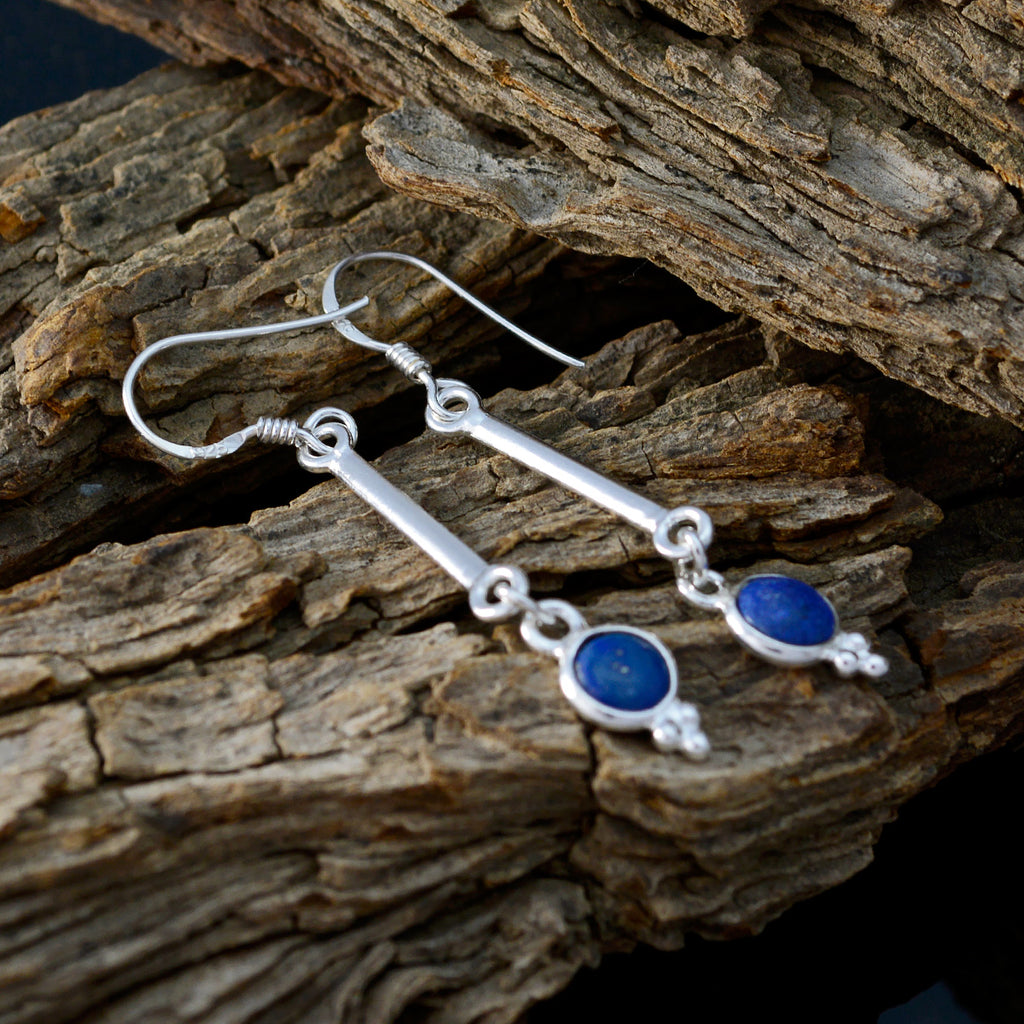 Lapis-Lazuli-Middle-Eastern-Ella-multiple-Dangle-Blue-Silver-Earring