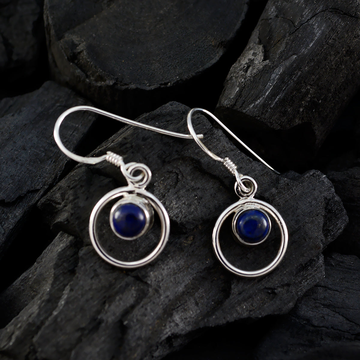 Lapis-Lazuli-German-Daniela-multiple-Dangle-Blue-92.5-Silver-Earring