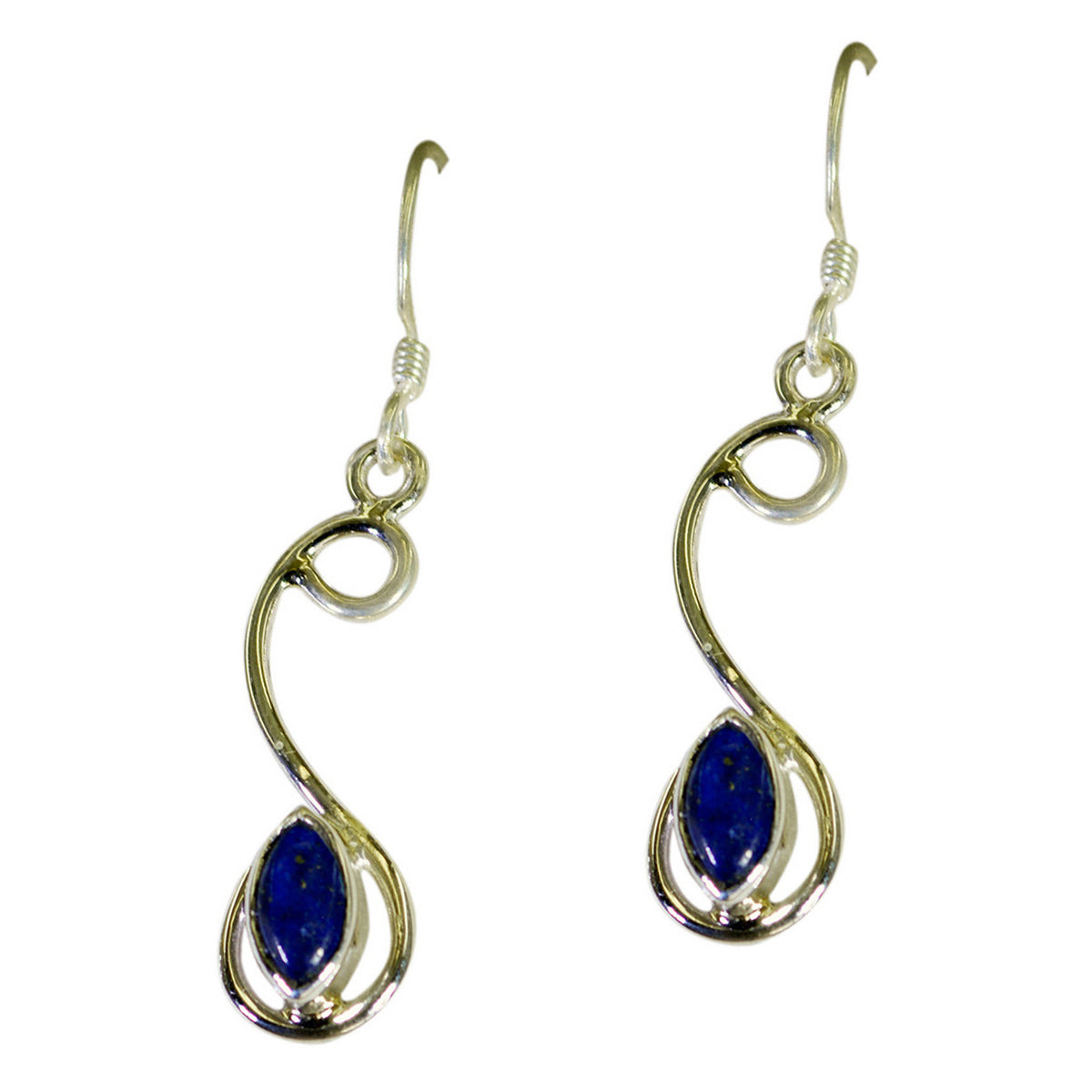 Lapis-Lazuli-African-Dayana-multiple-Dangle-Blue-92.5-Silver-Earring