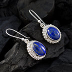 Lapis-Lazuli-Japanese-Laura-multiple-Dangle-Blue-925-Silver-Earring