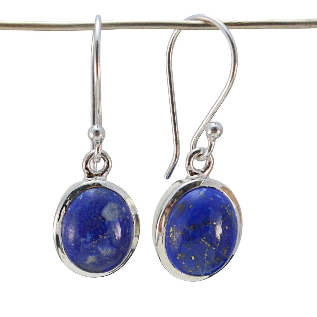 Lapis-Lazuli-Egyptian-Florencia-multiple-Dangle-Blue-92.5-Silver-Earring Immagine principale del prodotto