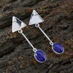 Lapis-Lazuli-Middle-Eastern-Nella-Solitaire-Stud-Blue-Sterling-Silver-Earring