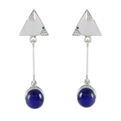 Lapis-Lazuli-Middle-Eastern-Nella-Solitaire-Stud-Blue-Sterling-Silver-Earring