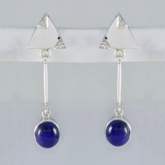 Lapis-Lazuli-Middle-Eastern-Nella-Solitaire-Stud-Blue-Sterling-Silver-Earring