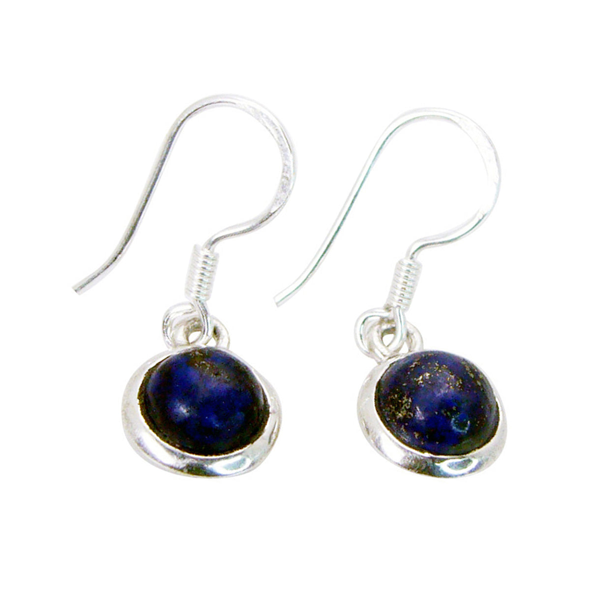 Lapis-Lazuli-Japanese-Isadora-Solitaire-Dangle-Blue-925-Sterling-Silver-Earring Hoofdafbeelding
