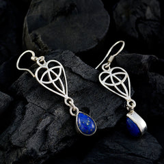 Lapis-Lazuli-Turkish-Ivana-Solitaire-Dangle-Blue-92.5-Silver-Earring