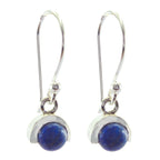 Lapis-Lazuli-Australian-Yasmin-Solitaire-Dangle-Blue-Sterling-Silver-Earring