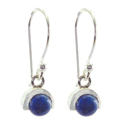 Lapis-Lazuli-Australian-Yasmin-Solitaire-Dangle-Blue-Sterling-Silver-Earring