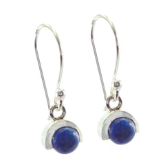 Lapis-Lazuli-Australian-Yasmin-Solitaire-Dangle-Blue-Sterling-Silver-Earring
